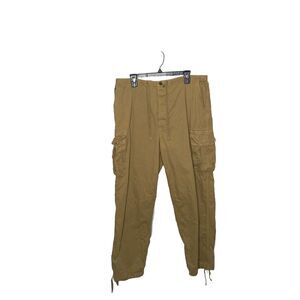 Vintage Abercrombie Fitch Cargo Pants Khaki Military Utility Parachute Large Men